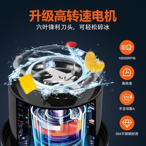 Portable Electric Juicer 601Ml Usb Charging <b>Battery</b> Powered Plastic Housing Easy <b>Operation</b> For Outdoor Use - Product Image 4