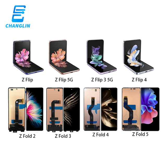 Z Fold 2 3 4 Factory Price for samsung Lcd Digitizer Screen Touch galaxy Z Flip 5g Super Amoled Combo Tela