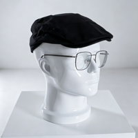 Tête de Mannequin Homme Brillante Blanche pour Présentation de Chapeaux, Lunettes de Soleil et Lunettes – Idéale pour Vitrine de Magasin