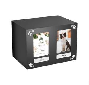 מותאם אישית מרובע מסגרת כפולה לסביבה מרובע ידידותי לסביבה עם שם ארון בגדים אלגנטי עבור כלבים - Product Image 6