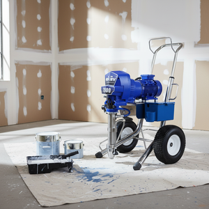 Machine à projeter <span class=keywords><strong>de</strong></span> la mastic haute performance 920, 3300 PSI, 5000 W, débit <span class=keywords><strong>de</strong></span> 10 L/min, pour les travaux <span class=keywords><strong>de</strong></span> revêtement <span class=keywords><strong>de</strong></span> mastic des murs extérieurs et intérieurs des bâtiments - Product Image 1