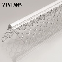 Profilé d'angle en acier inoxydable de haute qualité, profilé d'angle en métal expansé pour la protection des murs, résistant à l'eau et écologique
