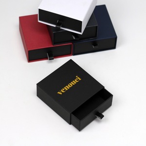 SSeeSY necklace luxury paper cardboard drawer case Custom logo jewelry pull out gift box Packaging box jewelry box
