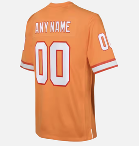 زي موحد لفريق الرجال قميص كرة القدم الأمريكية للشباب ملابس أطفال بمقاسات كبيرة مطرزة مطرزة #6 #12 #13 #1 #7 جيرسي - Product Image 4