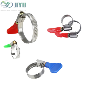 Poignée en plastique en acier au carbone/acier inoxydable 304 Poignée en plastique de style allemand Utilisation de collier de serrage pour tuyau - Product Image 3