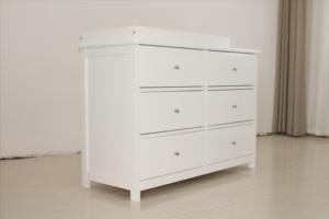 Modern Nursery <strong>Dresser</strong> in Solid Wood <strong>Pine</strong> and Mdf With Smooth Drawers Baby Chest of Drawers Kids <strong>Dresser</strong> for Kids Cabinet