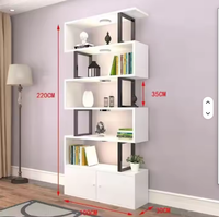 Estantería de Madera para Almacenamiento, Librería, Exhibidor para Salón de Belleza, Peluquería, Gimnasio, Dormitorio, Comedor, Baño