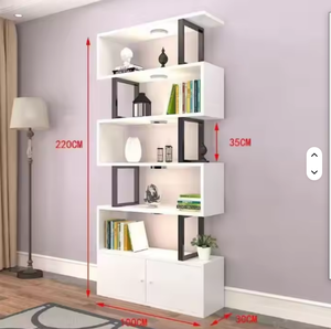 Estantería de Madera para Almacenamiento, Librería, Exhibidor para Salón de Belleza, Peluquería, Gimnasio, Dormitorio, Comedor, Baño - Product Image 3