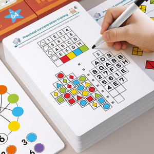 Libro <span class=keywords><strong>de</strong></span> Aprendizaje <span class=keywords><strong>de</strong></span> Matemáticas y Entrenamiento <span class=keywords><strong>de</strong></span> Concentración con Trazado <span class=keywords><strong>de</strong></span> Líneas, Libro <span class=keywords><strong>de</strong></span> Actividades Educativas Tempranas, Rompecabezas <span class=keywords><strong>de</strong></span> Inteligencia, Certificado por CPC CE, Gran Venta - Product Image 5