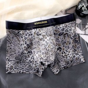 SQINUSQN/Lion Chino Boxer Briefs pour Homme à Imprimé Léopard et Motifs Dorés, en Maille, Taille Mi-Haute, Confortables et Antibactériens, Taille <span class=keywords><strong>XXL</strong></span> - Product Image 1