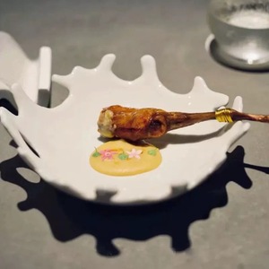 Plato para Vegetales Color <span class=keywords><strong>Coral</strong></span>, Apto para Uso en Hogares, Hoteles y Restaurantes, Ideal como Vajilla Formal para Frutas y Ensaladas - Product Image 5