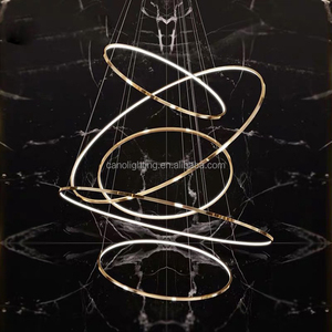 ETL cETL Anello Del Cerchio di Forma Circolare Formato Su Misura Italiana Moderna LED Lampadario Lampada A Sospensione per la Contemporanea Spazio di Vita - Product Image 2