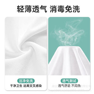 Serviettes de visage jetables, douces et respectueuses de la peau, épaisses, emballées individuellement pour les voyages, les déplacements professionnels, les hôtels, les salons de beauté - Product Image 5