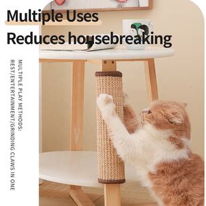 Fabrik Großhandel benutzer definierte Logo <span class=keywords><strong>Sisal</strong></span> Cat Scratch Pad Cat Scratch Mat - Product Image 3