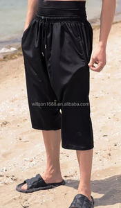 Halal Moderne Islamitische Heren Bescheiden Badbroek Met Elastische Taille En Zijzakken Met Ritssluiting Waterbestendige Sportkleding - Product Image 6