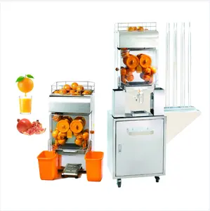 Industrial-orange-juicer-machine Authomatic Automatic Feed Electric Lemon Orange Citrus Juicer Stainless Steel large Scale Metal