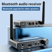 Hg Draadloze Bluetooth 5.2 Ontvanger Met Antenne Coaxiale Uitgang 3.5Mm Bluetooth Aux Adapter Met U Disk Play Mic Afstandsbediening