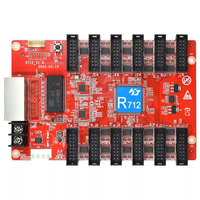 Carte de réception Huidu R712 couleur pleine haute luminosité (5000-10000cd) pour panneaux LED 12 ports Garantie 3 ans (Extérieur/Intérieur)