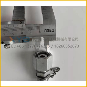 Vanne de test de pression et accessoires de connecteurs du système hydraulique pour fraiseuse XCMG GR2403/2003, d'origine usine 12/16/18 - Product Image 6