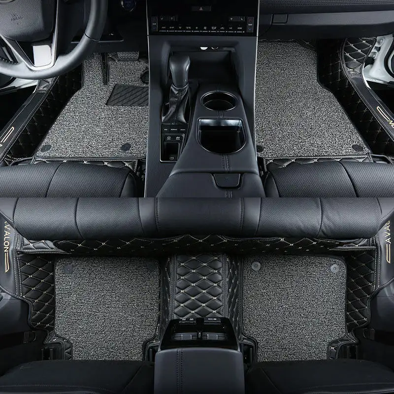 High Quality Designer Car Floor Mats Set PVC Leather Cover Threshold Coil Fortuner Car Mat