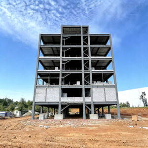 Bâtiment <span class=keywords><strong>en</strong></span> structure acier moderne <span class=keywords><strong>à</strong></span> plusieurs étages, assemblage rapide, construction préfabriquée économique, résistant au feu et au vent pour - Product Image 6