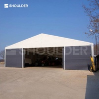Tente d'entrepôt en aluminium de haute qualité, atelier modulaire personnalisé, tente industrielle préfabriquée ignifuge pour stockage à long terme