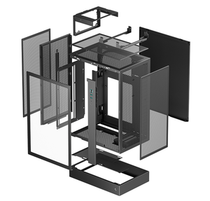 Deepcool CH170 PLUS Black & white Gaming Computer Case Ultra-Portable High-Airflow Small Footprint <b>for</b> Desktop <b>PC</b> in Stock - Product Image 3
