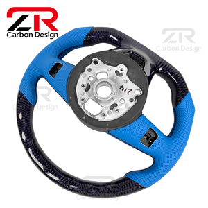 Volante Deportivo Personalizado de Fibra de Carbono para <span class=keywords><strong>Audi</strong></span> B8 S3 S4 S5 RS3 RS4 B9 A6 A7 S6, Actualización del <span class=keywords><strong>Interior</strong></span> del Coche Antiguo al Nuevo - Product Image 6