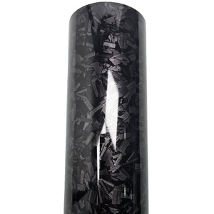Vinilo de <span class=keywords><strong>Fibra</strong></span> de <span class=keywords><strong>Carbono</strong></span> Forjado Negro Brillante para Envolver Automóviles, Camuflaje Fantasma, <span class=keywords><strong>Adhesivo</strong></span>, para Decoración Interior DIY - Product Image 1
