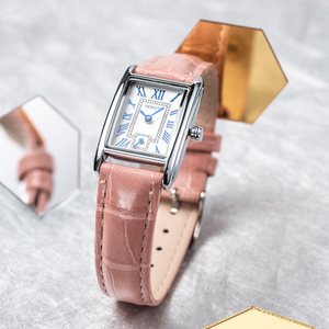 Reloj Cuadrado Minimalista con Números Romanos para Mujer - Reloj de Cuarzo de Lujo, Casual y a la Moda, Venta al Por Mayor Directa de Fábrica - Product Image 5