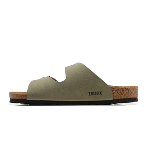 Sandales <span class=keywords><strong>Birkenstock</strong></span> Style <span class=keywords><strong>Arizona</strong></span> en liège vert sauge à double boucle, avec soutien anatomique de la voûte plantaire, pantoufles confortables pour hommes et femmes, plates - Product Image 4