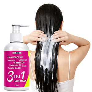 Masque capillaire à <span class=keywords><strong>la</strong></span> kératine OEM sans rinçage pour cheveux abîmés et secs, contrôle des frisottis, protection thermique, réparation des cheveux, tous types <span class=keywords><strong>de</strong></span> cheveux 4c - Product Image 1