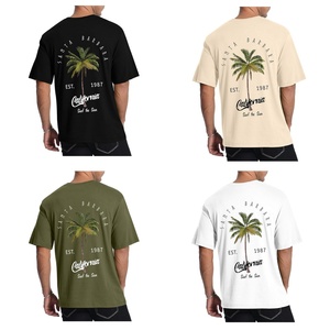 T-shirts pour hommes OEM en gros, personnalisables avec logo, pour le sport et l'entraînement, coupe ample, respirants, pour la course, avec impression sérigraphiée - Product Image 1