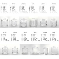 Bouteilles diffuseurs d'aromathérapie en verre givré bleu clair moucheté, personnalisables en usine, de 50 ml à 300 ml, couleurs et logos personnalisés disponibles