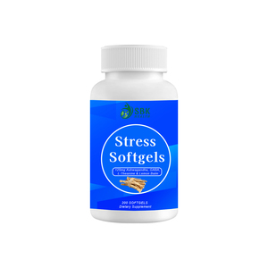 Gélules anti-stress à marque privée : extrait de mélisse et extrait d'ashwagandha pour soutenir la fonction musculaire (sans calories) - Product Image 1