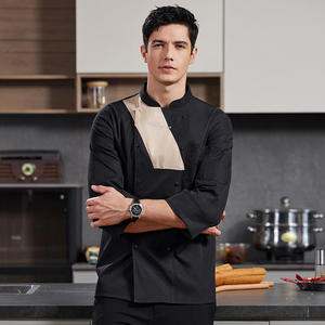 Chaqueta <span class=keywords><strong>de</strong></span> Chef Japonesa para Pastelería, Uniforme <span class=keywords><strong>de</strong></span> Chef para Restaurante, Chaqueta <span class=keywords><strong>de</strong></span> Cocina, Uniforme <span class=keywords><strong>de</strong></span> Chef para Hombre, <span class=keywords><strong>Delantal</strong></span> <span class=keywords><strong>de</strong></span> Chef para Hombre, Uniforme <span class=keywords><strong>de</strong></span> Hotel - Product Image 5