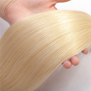 Perruque de <span class=keywords><strong>cheveux</strong></span> humains vierges bruts 613, alignés aux cuticules, blonds, de donneur unique, double tirage, mèches de <span class=keywords><strong>cheveux</strong></span> humains - Product Image 5
