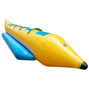 Venta caliente Banana Boat inflable para adultos y niños Fácil inflación y deflación