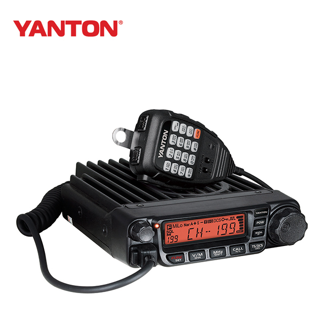 High Power UHF/VHF 40w/60w Car Mobile Radio Waterproof Transceiver YANTON TM-8600 With Microphone Dual Band Mobile Radio