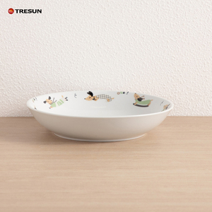 Juego de Vajilla de Porcelana y Cerámica con Diseño Minimalista, con Dibujos Animados de Perritos, Color Blanco, Diseño Personalizado OEM, Precio de Fábrica en China, TRESUN - Product Image 3