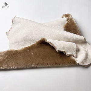 Оптовая Продажа с фабрики, Длинная шерстяная овчина высокой плотности, шкура из овчины, сырое зимнее пальто, меховое одеяло, одежда, кожа, мех животного - Product Image 3