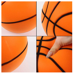 Balón <span class=keywords><strong>de</strong></span> Baloncesto <span class=keywords><strong>de</strong></span> Espuma <span class=keywords><strong>de</strong></span> PU, Silencioso, Suave, con Rebote, para Entrenamiento Deportivo en Interiores para Niños, Nuevo Lanzamiento 2026, Logotipo Personalizado, Suministro al por Mayor OEM - Product Image 5