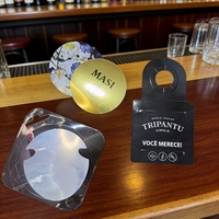 Disque anti-goutte pour vin avec emballage indépendant personnalisé, logo de marque, disque anti-goutte pour vin