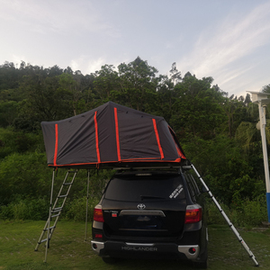 Tente de toit en aluminium pour 4 personnes, 2 pièces, grand espace, <span class=keywords><strong>Camping</strong></span>, voiture, coque dure, <span class=keywords><strong>2023</strong></span> - Product Image 2
