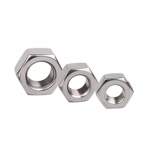 Metric M8-1.25 M10*1.5 Steel Hex Nuts Coarse Thread Hexagon Nut A2-70 304 Stainless Steel Hex Nut
