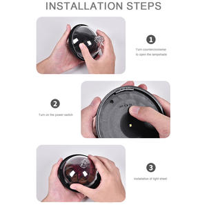 Lampe solaire LED décorative en forme de fleur pour extérieur, 600 mAh, IP44, étanche, pour aménagement paysager et allées - Product Image 3