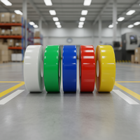 Ruban de marquage au sol en PVC robuste sur mesure, étanche, pour avertissement en entrepôt, directement de l'usine, en vrac