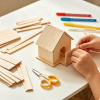 Bloc de bois de balsa brut 100 % écologique pour la sculpture, le dégrossissage et la création de becs d'oiseaux