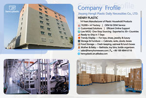 Organisateur de rangement en plastique durable, <span class=keywords><strong>coffre</strong></span> multi-usages pour bureau, placard, dortoir, OEM ODM, plastique écologique, montage facile - Product Image 4