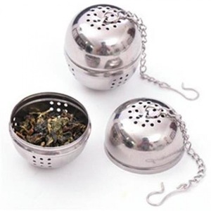 Stainless Steel <b>Tea</b> <b>Infuser</b> Ball With Chain For Loose Leaf <b>Tea</b> Brewing And Spice Straining - Product Image 5